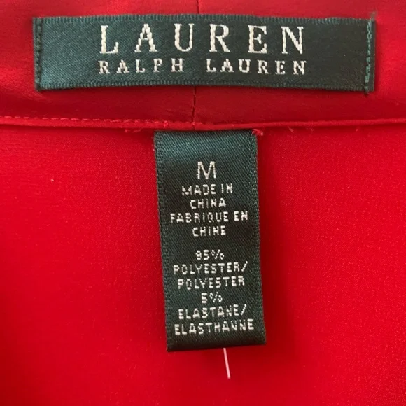 Lauren Ralph Lauren Red Blouse - Picture 5 of 5